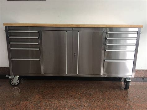 stainless tool box steel|stainless steel toolbox on wheels.